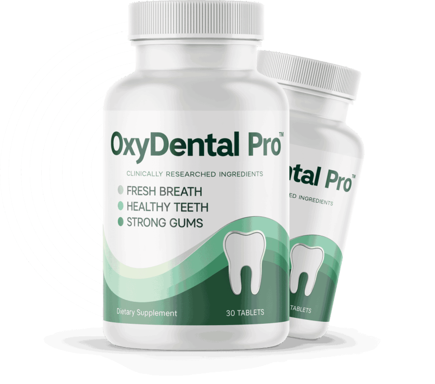OxyDental Pro Official Oral Health Supplement Bottle